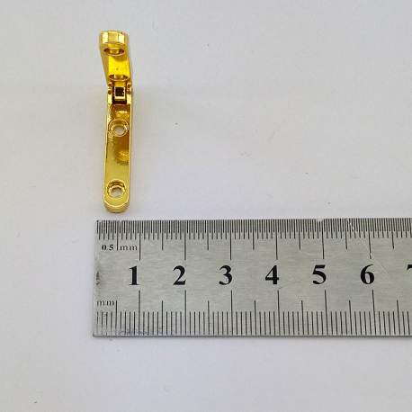 Петля врезная с ограничителем 6*30 мм, золото