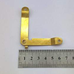 Петля ограничитель 112*11 мм, золото