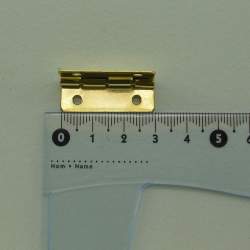Петля полуоборотная 30*12 мм золото